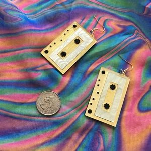 RETRO CASSETTE TAPE EARRINGS